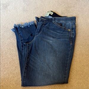 Democracy Dark Blue Ankle & Cropped Jeans